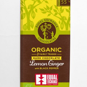 Chocolate – Lemon Ginger Chocolate  Black Pepper 55%