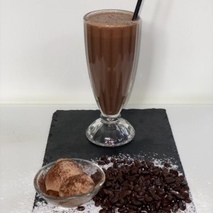 Panarea: hazelnut ice cream, coffee & chocolate powder