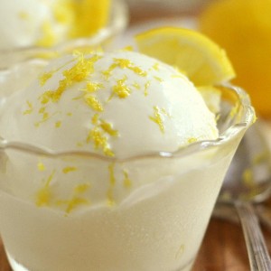 Sorbetto al Limone-Lemon Sorbet
