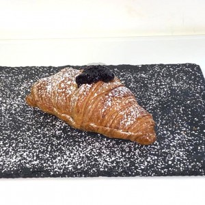 Croissant with jam filling